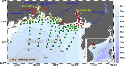 Distribution, spectral characteristics, and seasonal variation of dissolved organic matter in the northern Beibu Gulf, South China Sea